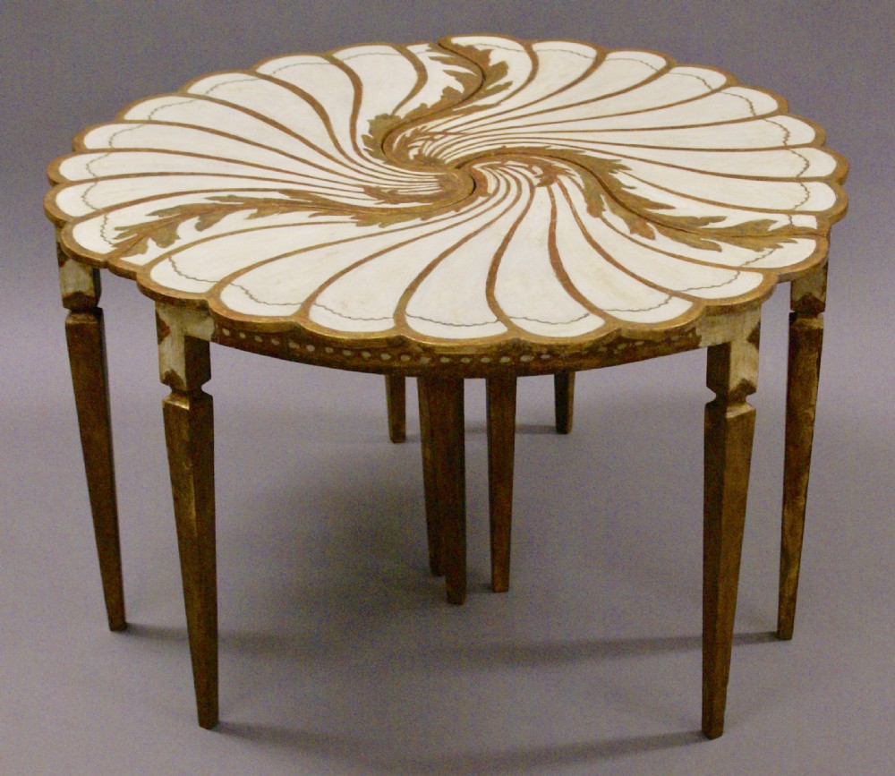 A set of 1930's Italian tables