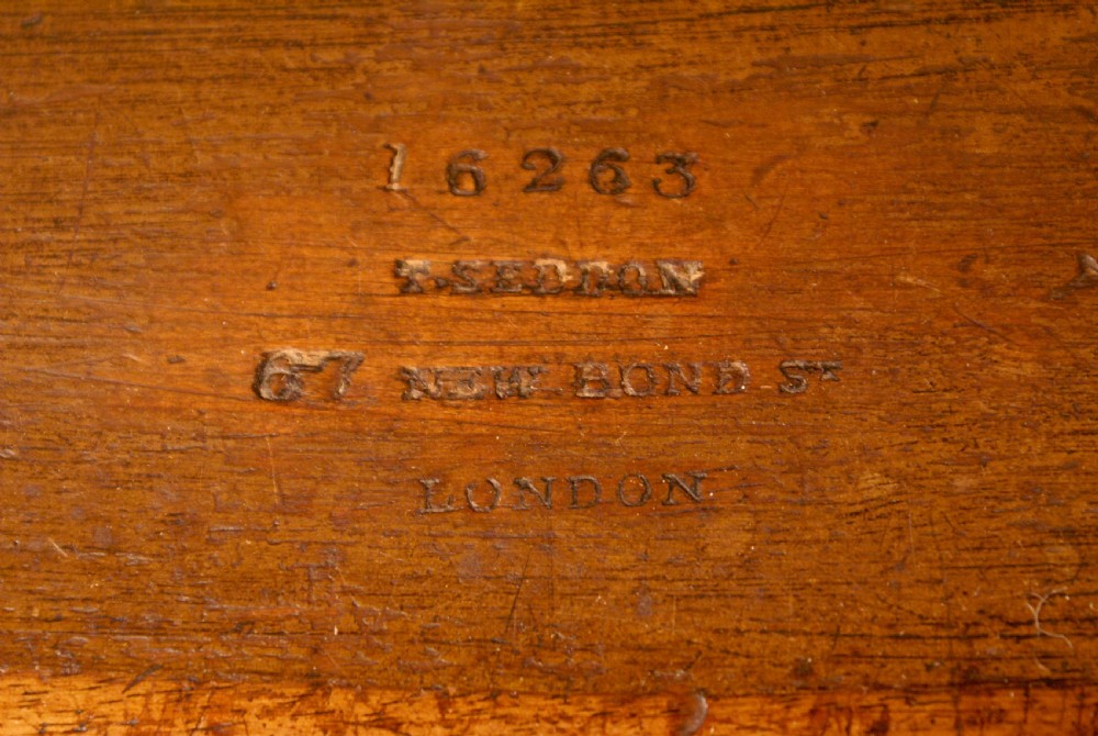 A walnut open bookcase by T.Seddon View VI