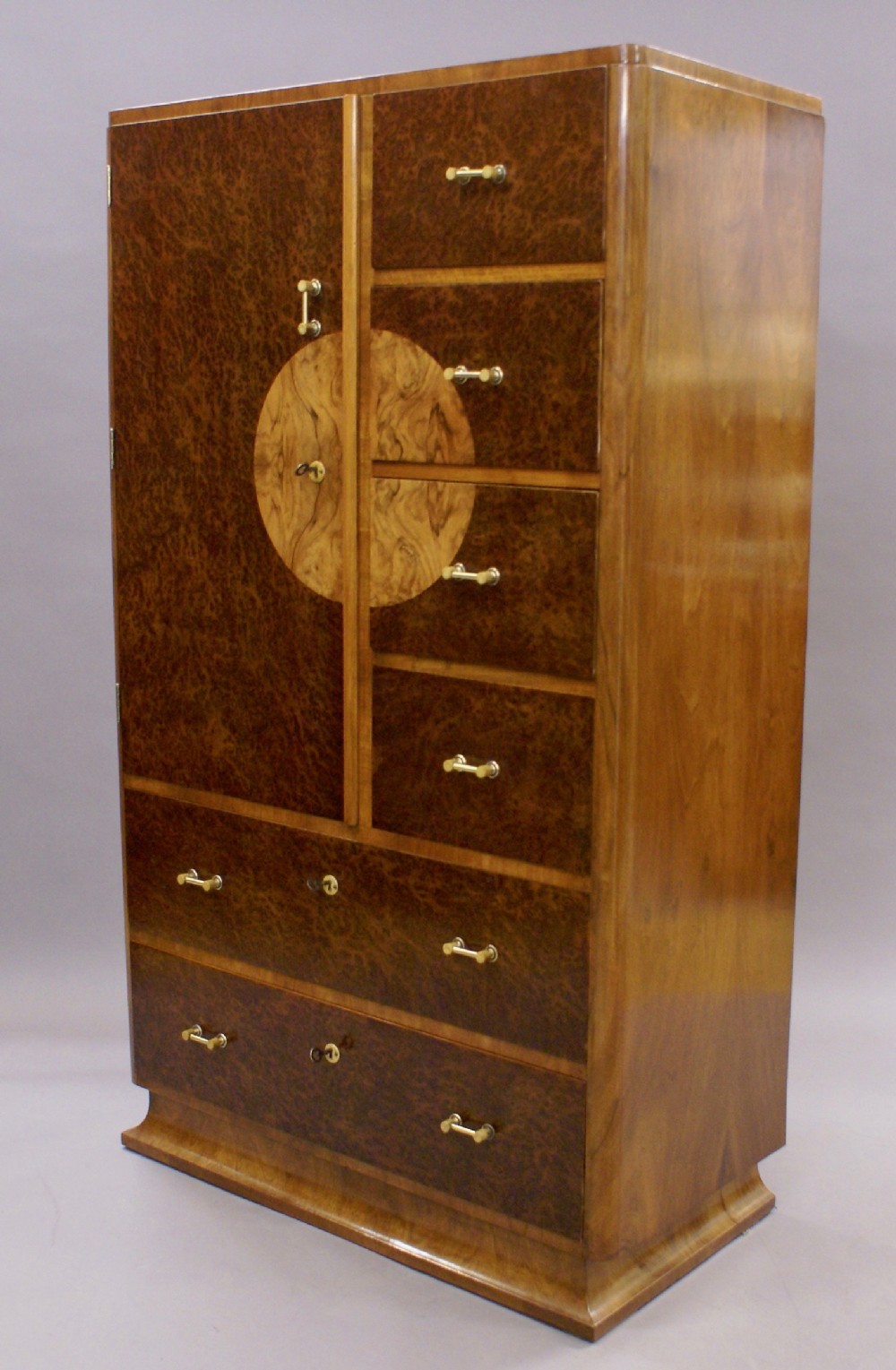 An unusual Art Deco cupboard
