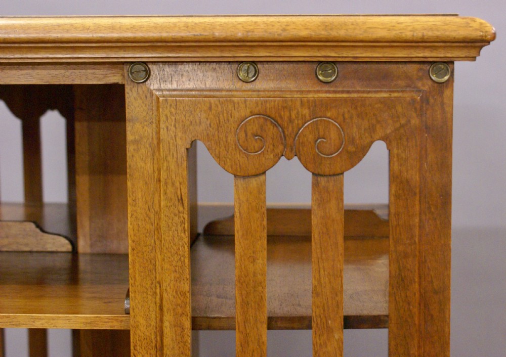 An unusually large revolving bookcase View II