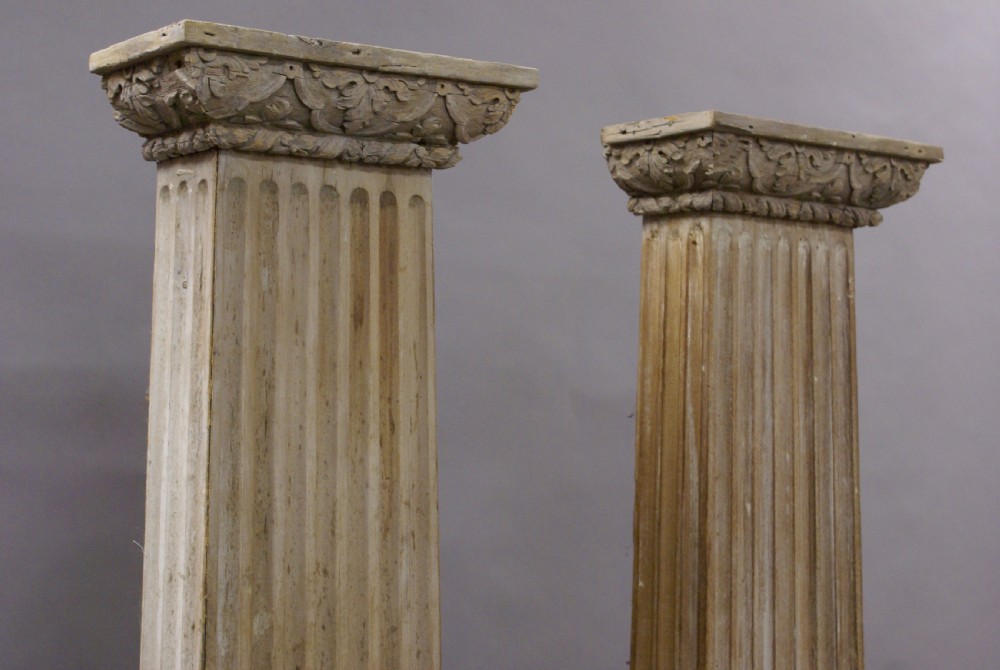 A pair of 19th century pile pilasters  View III
