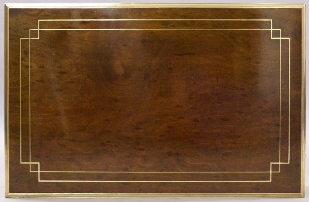 A Napoleon III brass inlaid card table View II