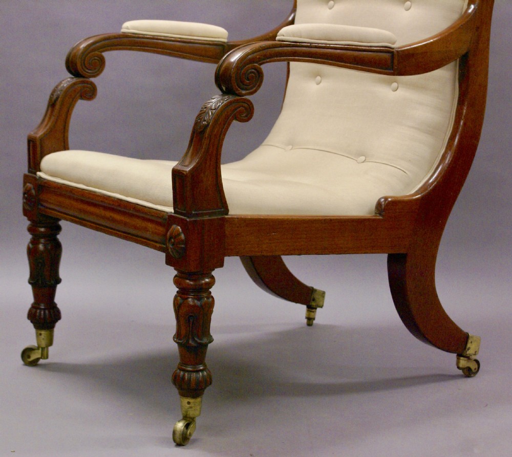 A very large Regency arm chair View V