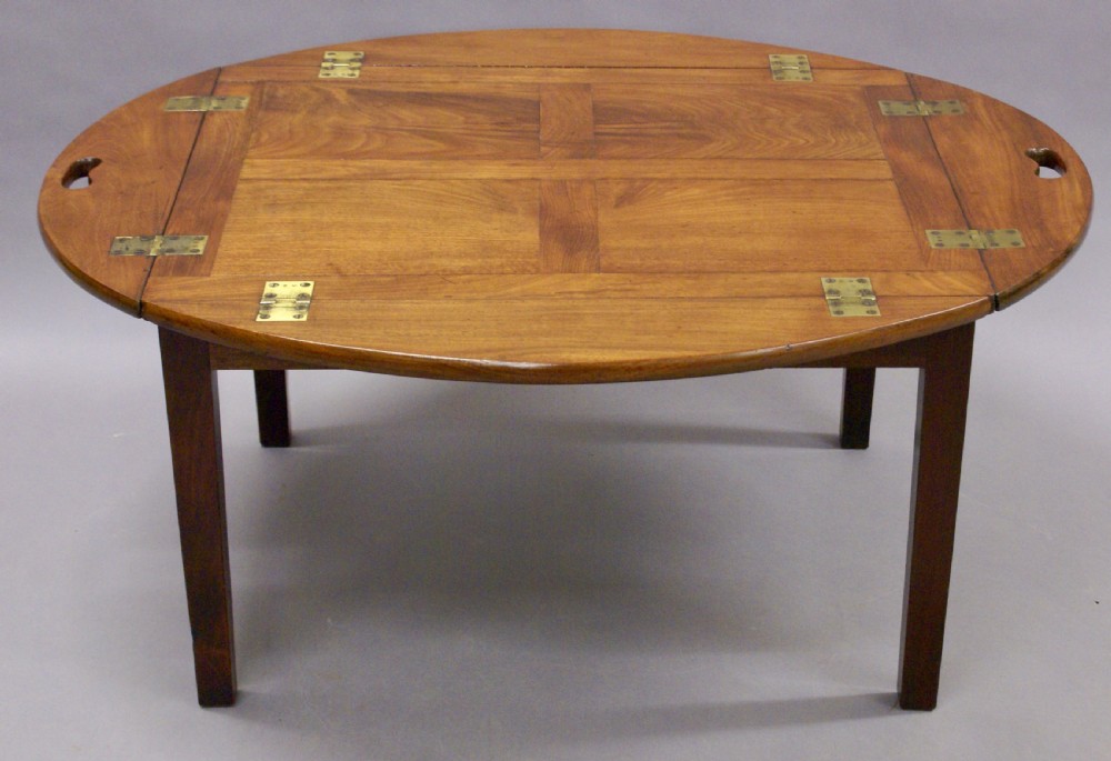 A fine quality mahogany Butlers tray View IV