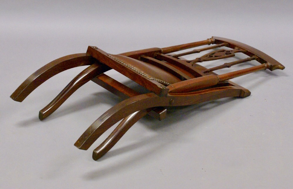 A late Victorian folding chair View VI