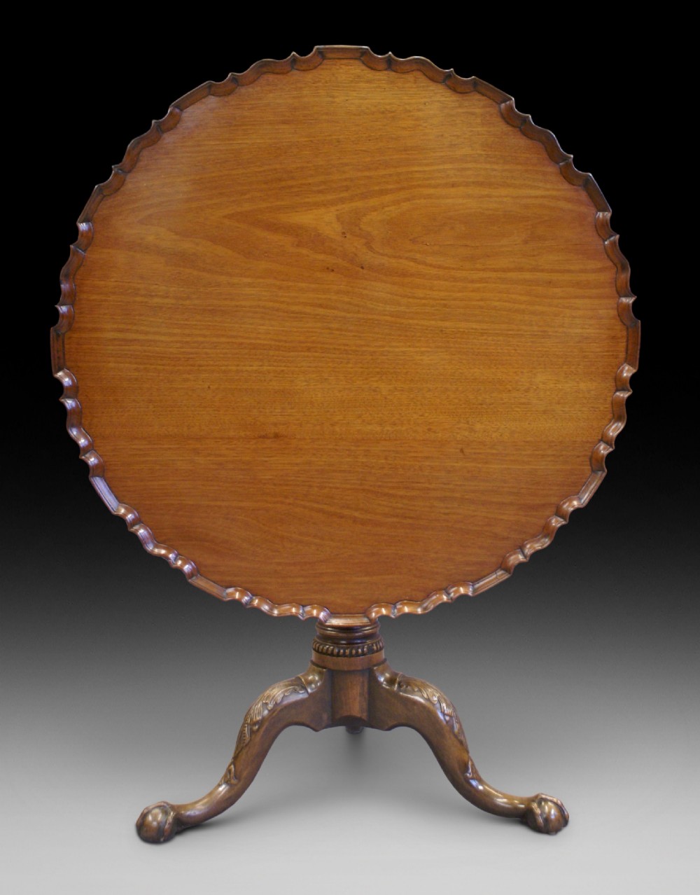 A George III mahogany tripod table