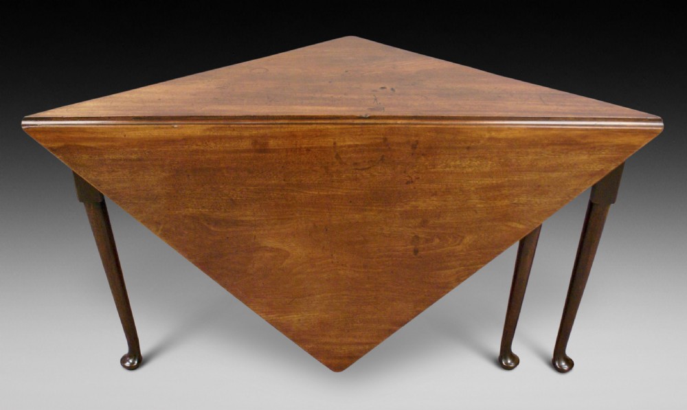 An unusual George II gateleg table View II