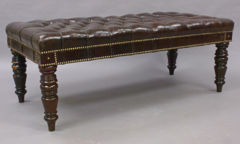 A highly unusual Lignum Vitae stool View III