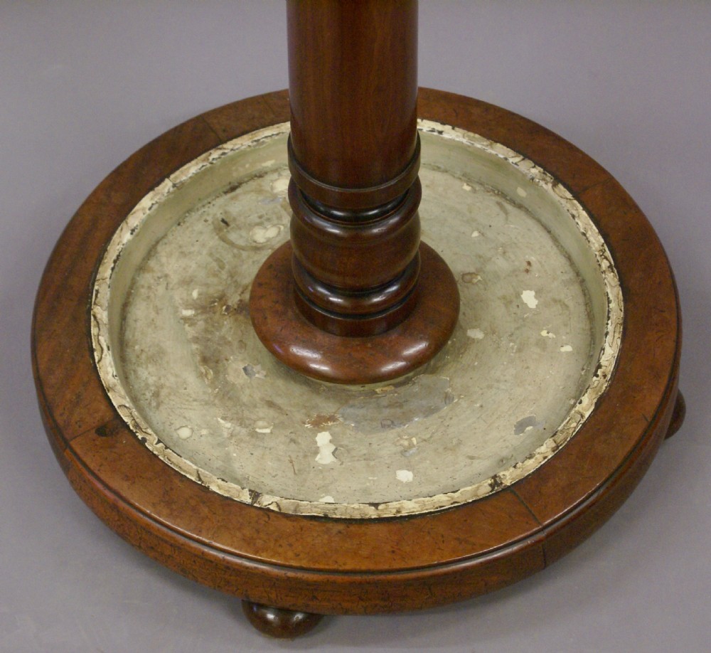 A large mahogany hat and stick stand View IV