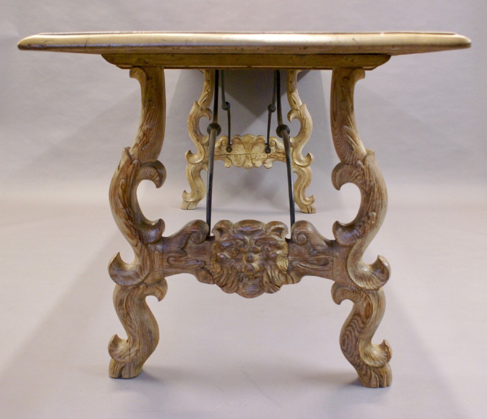 A large 19th century Spanish refectory table View II