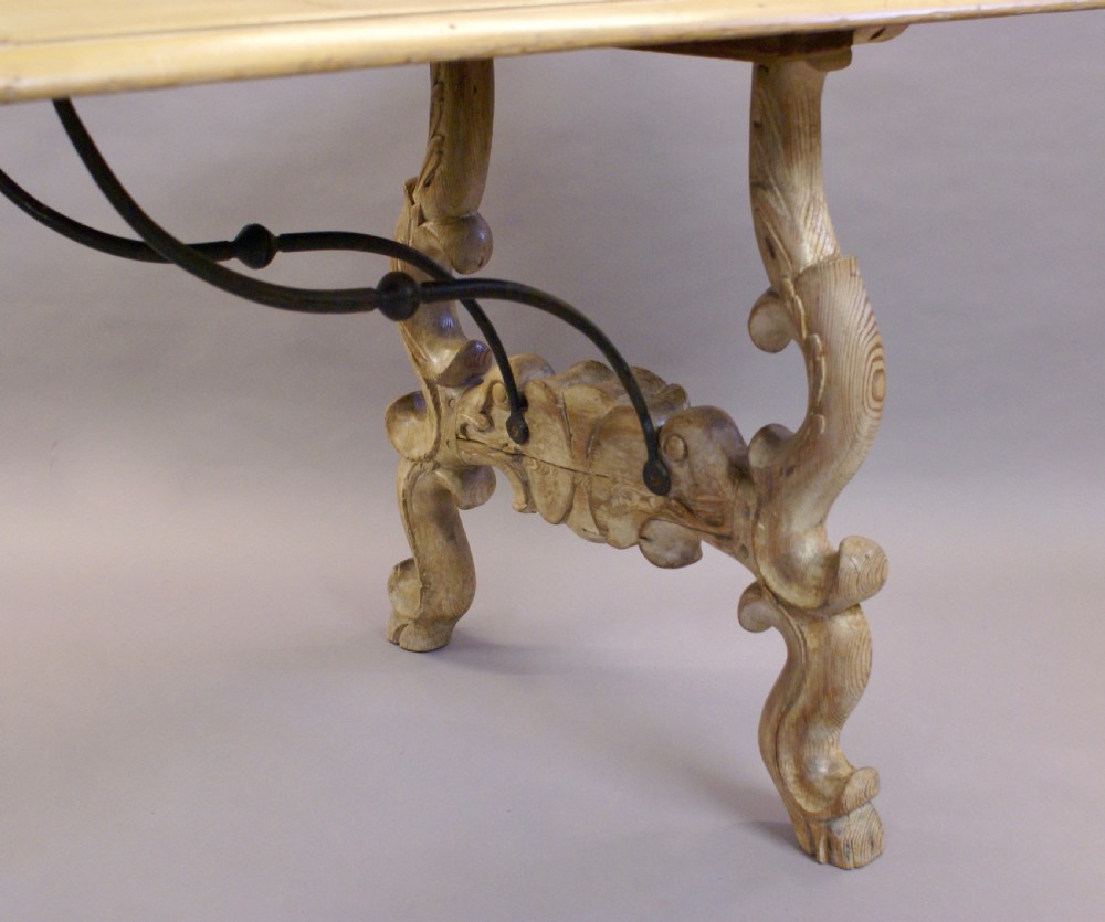 A large 19th century Spanish refectory table View IV