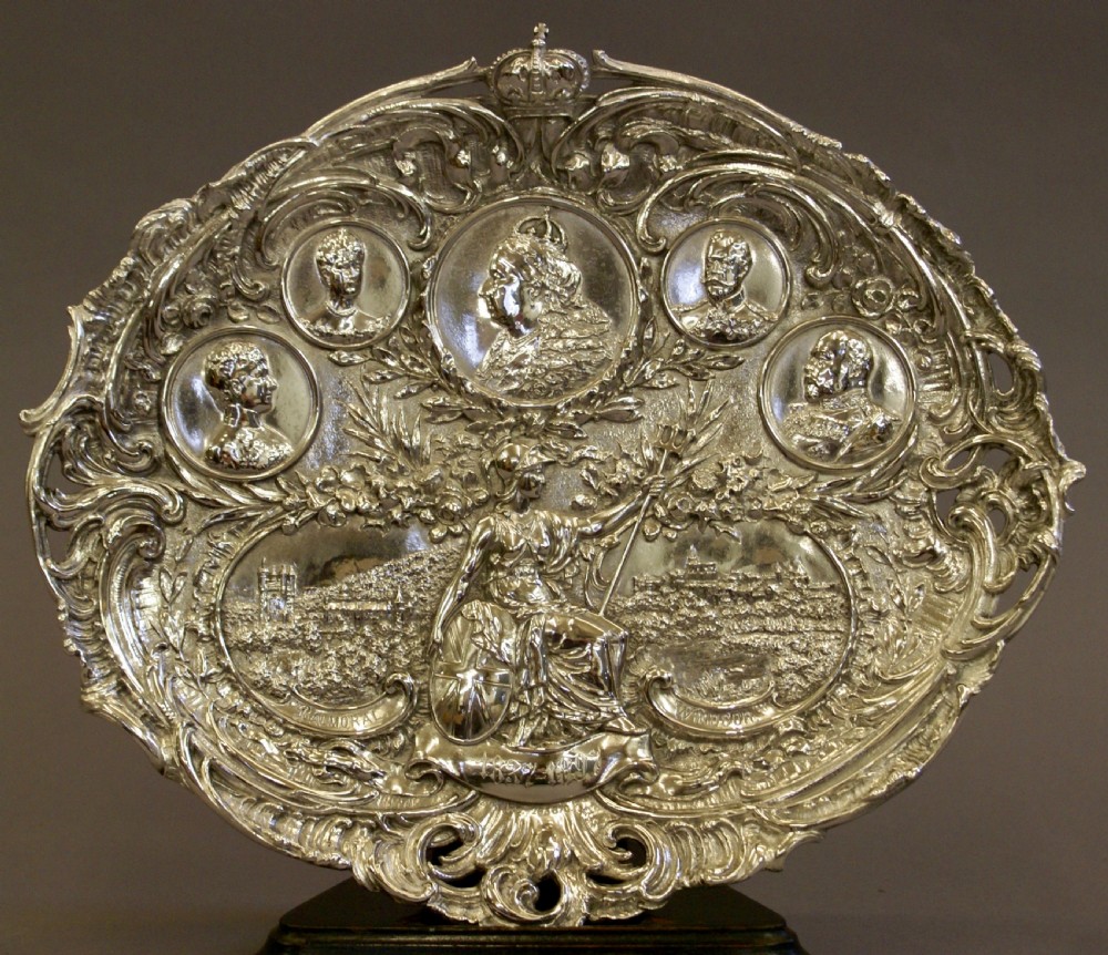 A Queen Victoria 60th Jubilee commemorative plaque View II