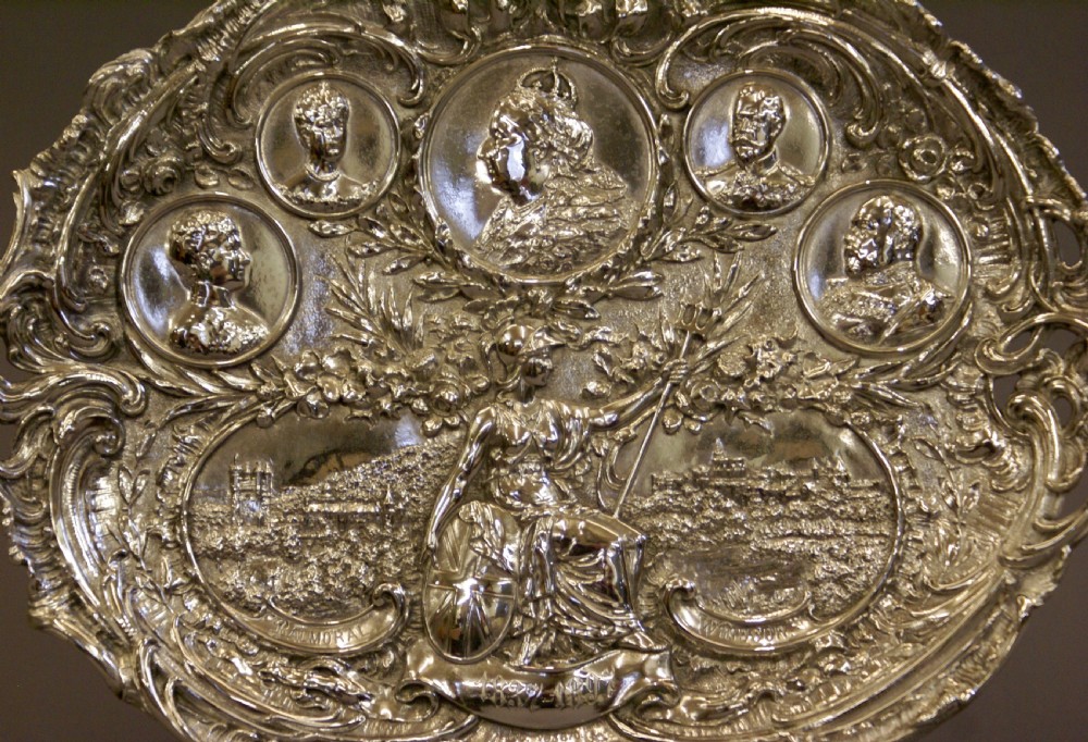 A Queen Victoria 60th Jubilee commemorative plaque View IV