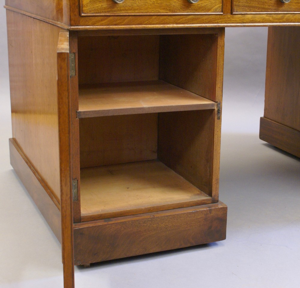 A George III mahogany partners desk View VI