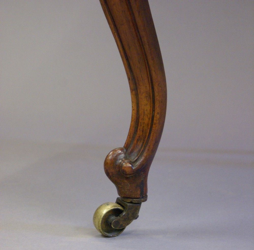 A fine early Victorian rosewood slipper chair View VI