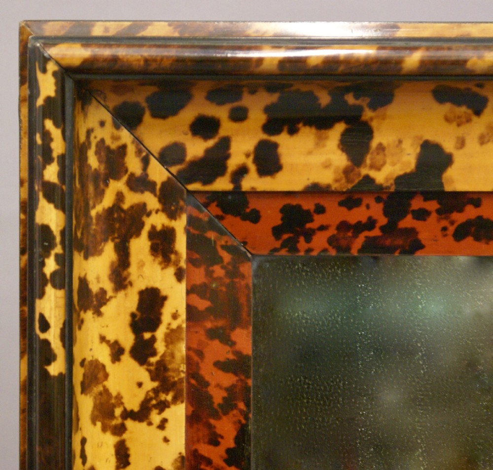 An exceptional Flemish tortoise shell mirror View II