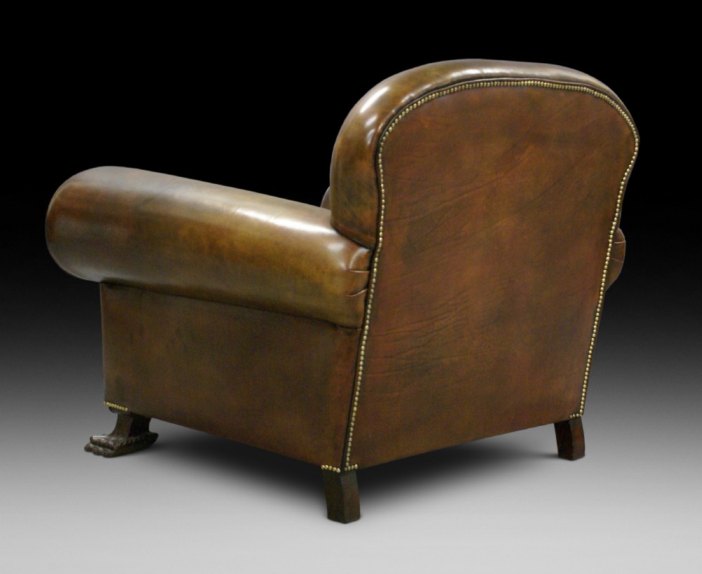 An imposing pair of club chairs View III
