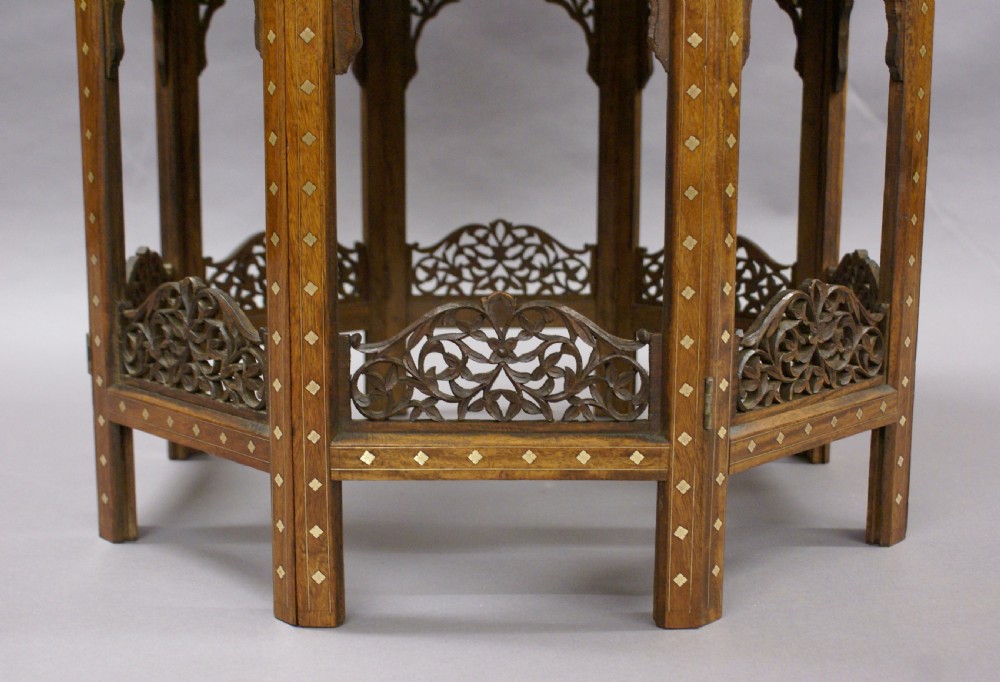 Superb Anglo Indian inlaid table View VI