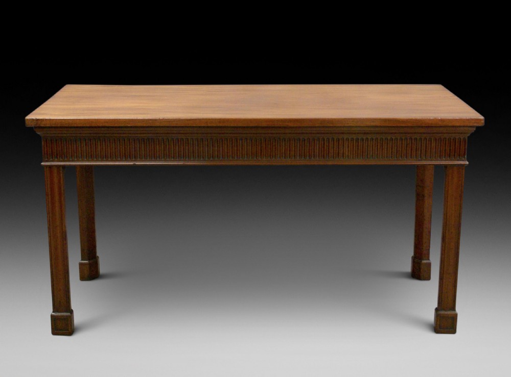 Late 18th century mahogany serving table