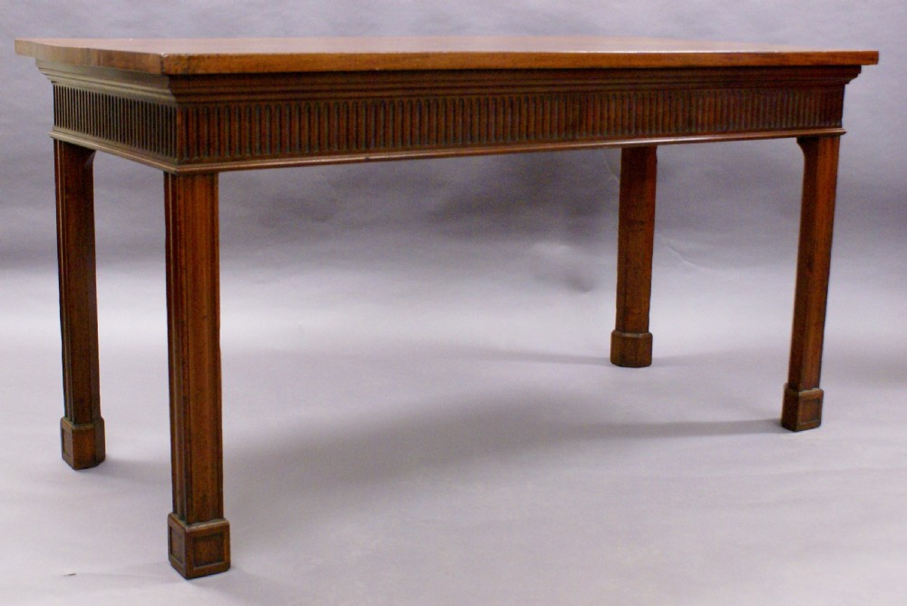 Late 18th century mahogany serving table View II