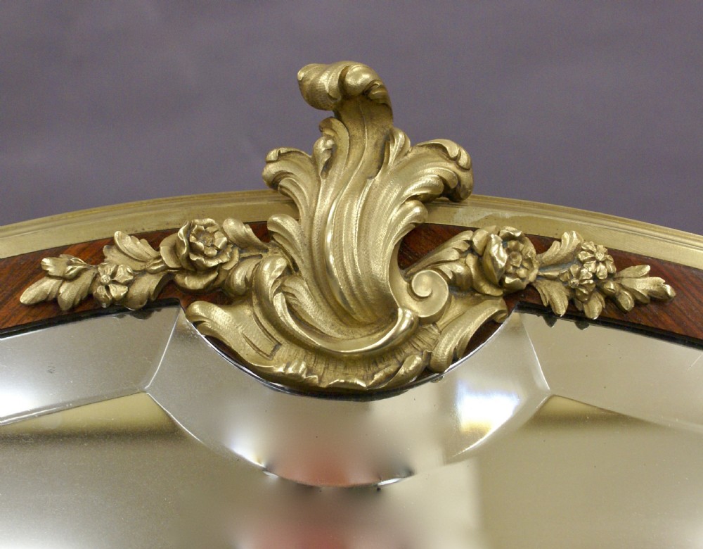 A king wood and ormolu dressing mirror View II