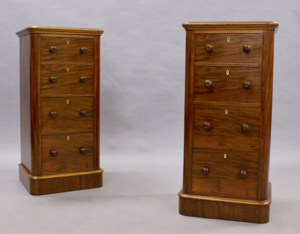 A Pair of Victorian bedside chests View IV