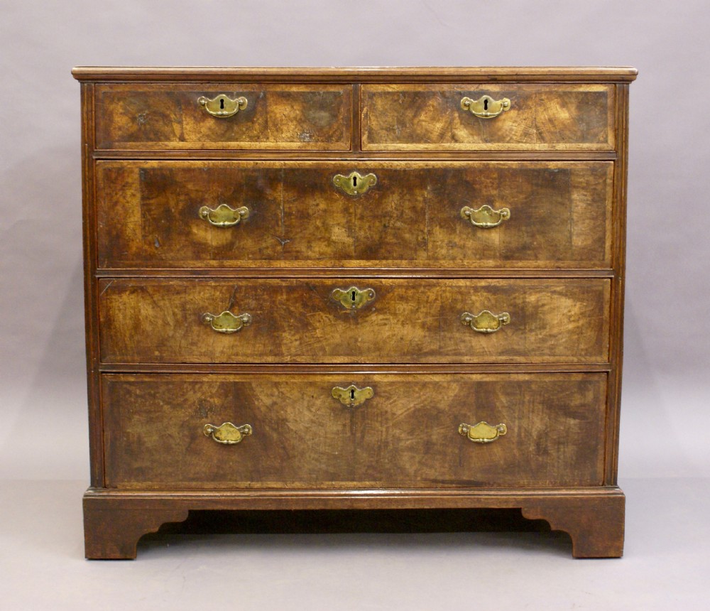 A walnut chest of exceptional colour and originality View IV