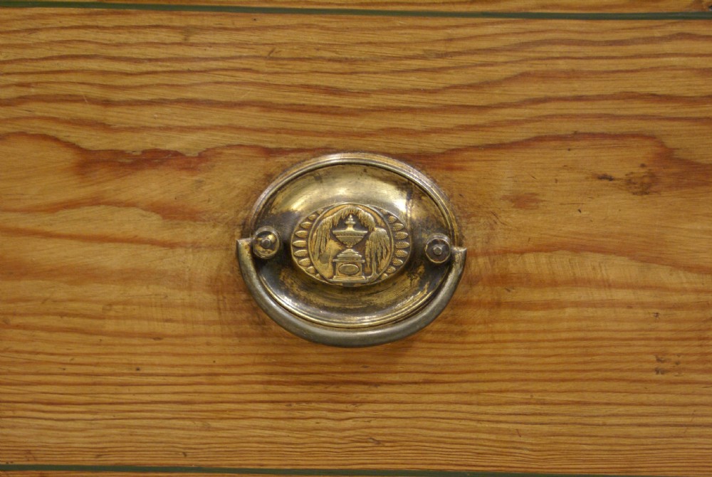 A Georgian pine chest of drawers View II
