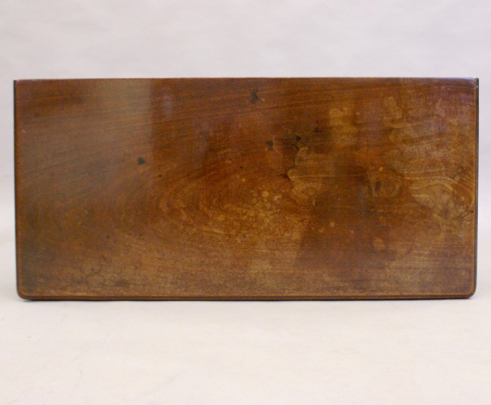 A George III Cuban mahogany tea table  View III