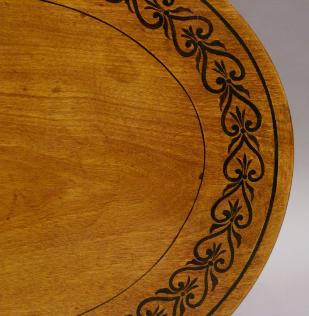 A fine Regency satinwood work table View IV