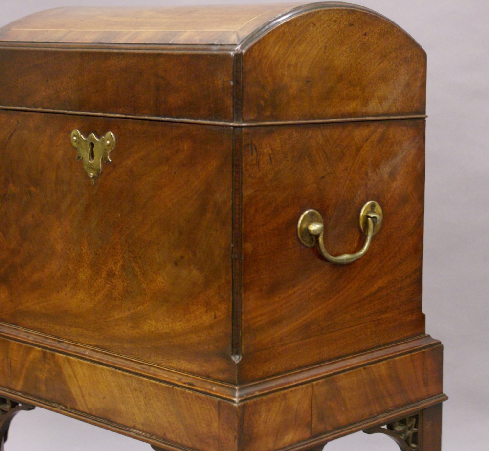 An 18th century mahogany cellarette View VI