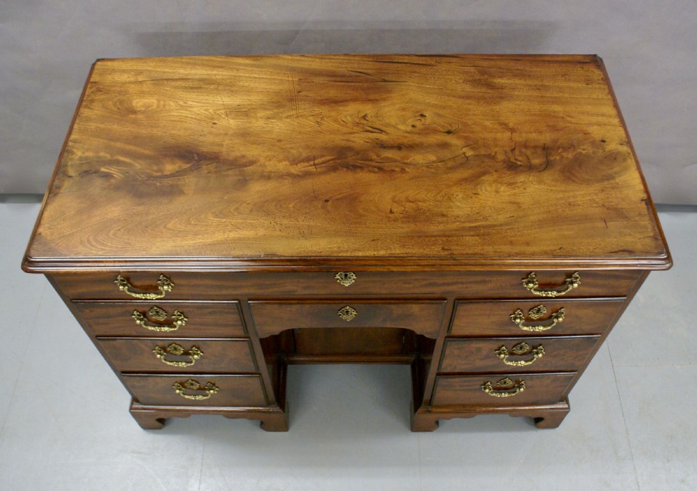 A very large Chippendale period knee-hole desk View VI
