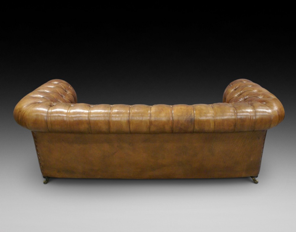 A superb Victorian leather Chesterfield View IV