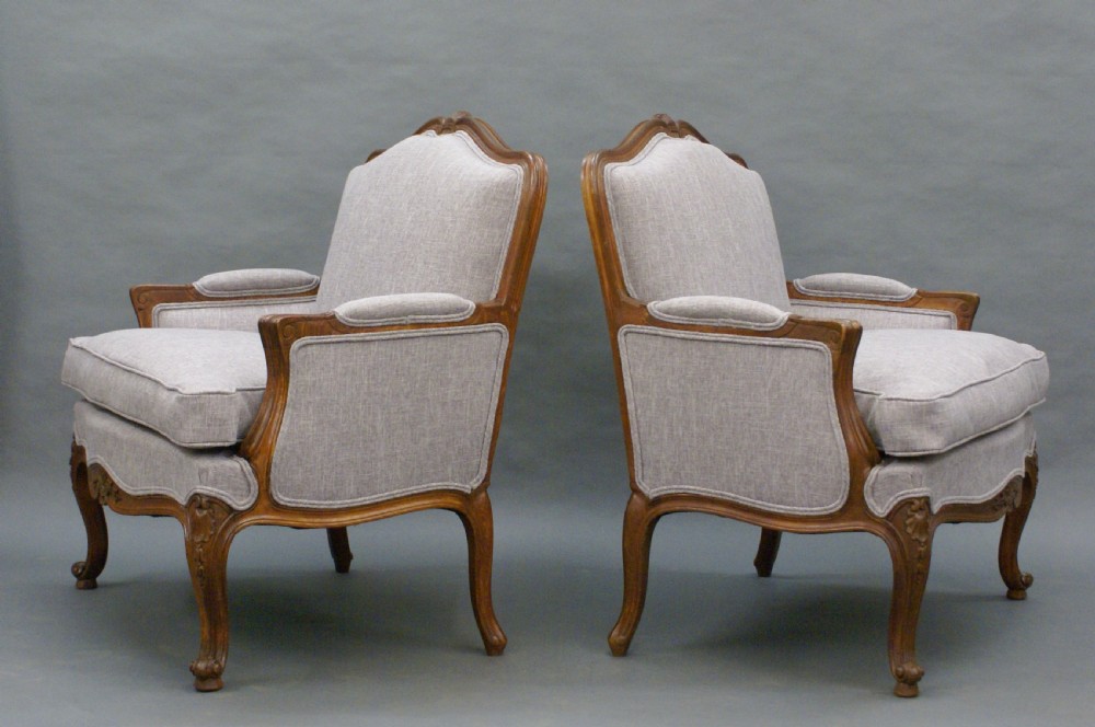 A Pair of 19th C French Fauteuils View IV