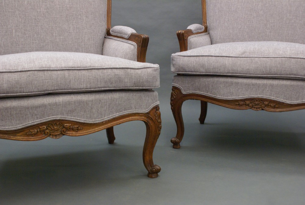 A Pair of 19th C French Fauteuils View V