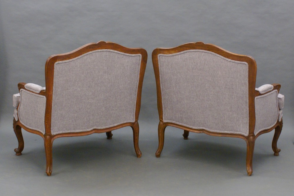 A Pair of 19th C French Fauteuils View VI