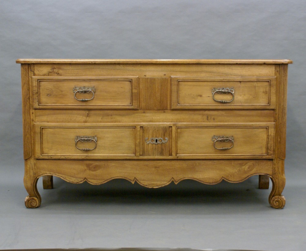 18th century French cherry commode View V