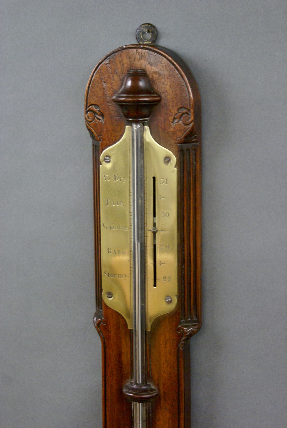 An interesting 18th century stick barometer View II