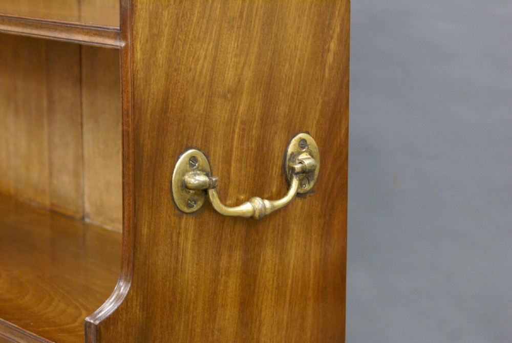A late Georgian mahogany waterfall bookcase View III