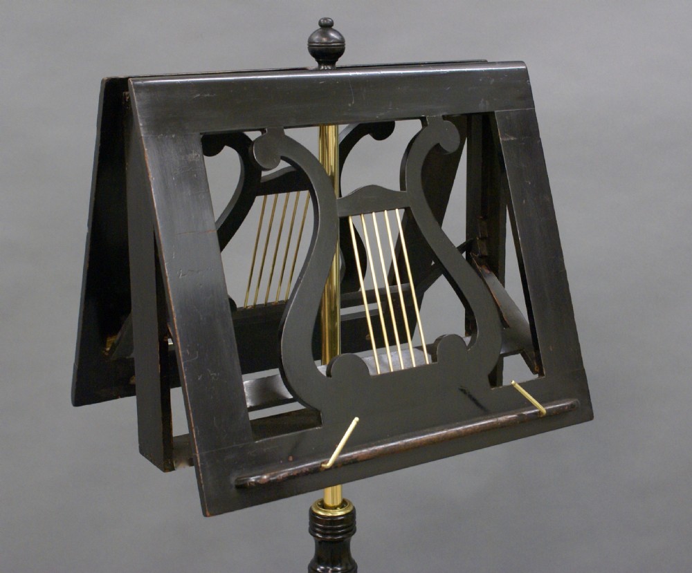A fine Aesthetic Movement duet stand View III