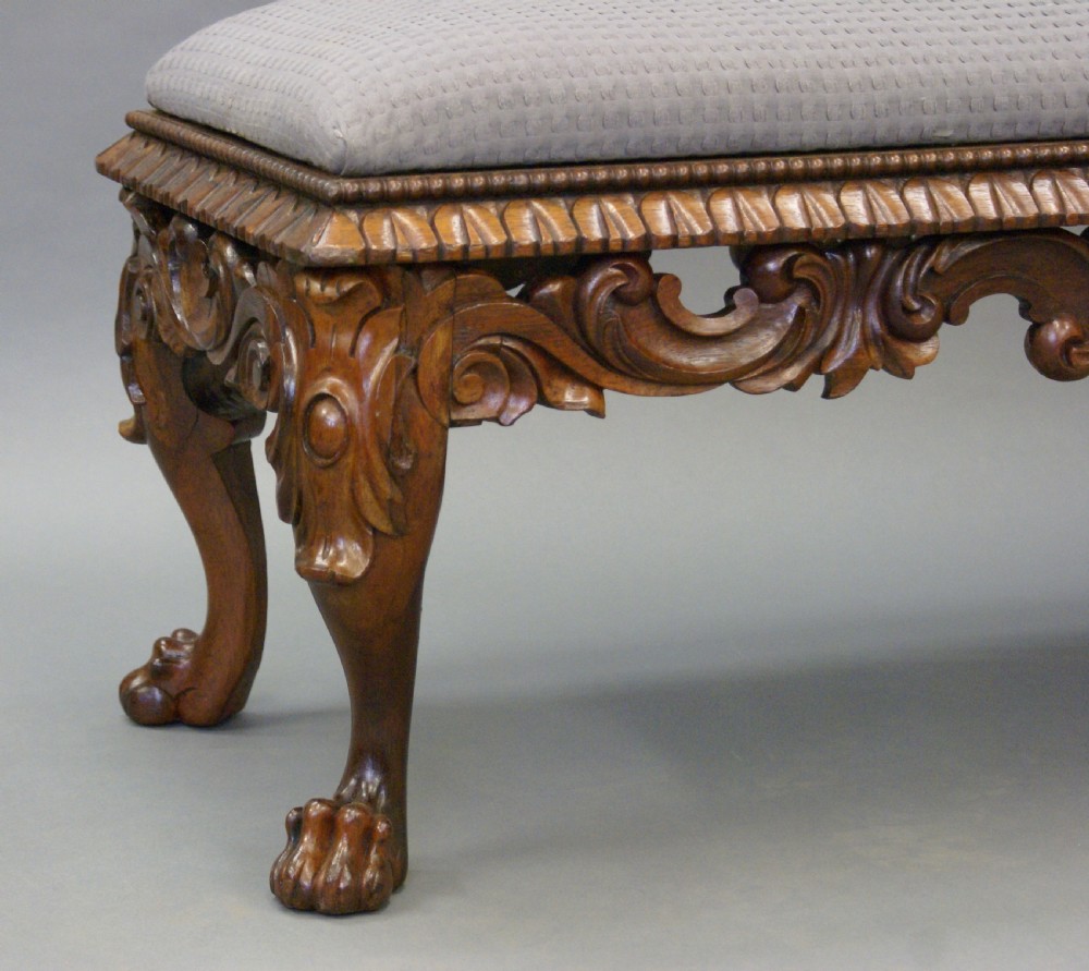 A Colonial carved rosewood stool View IV