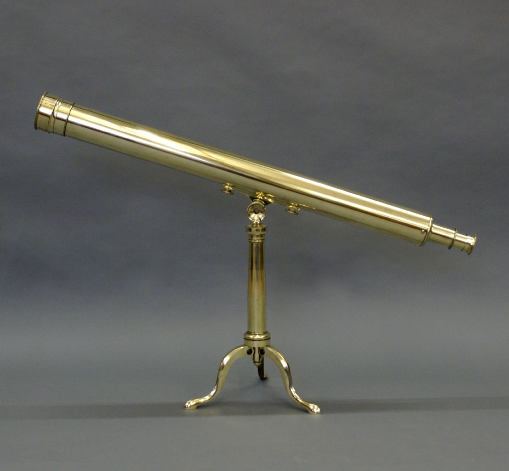 19th century Library table telescope View VI