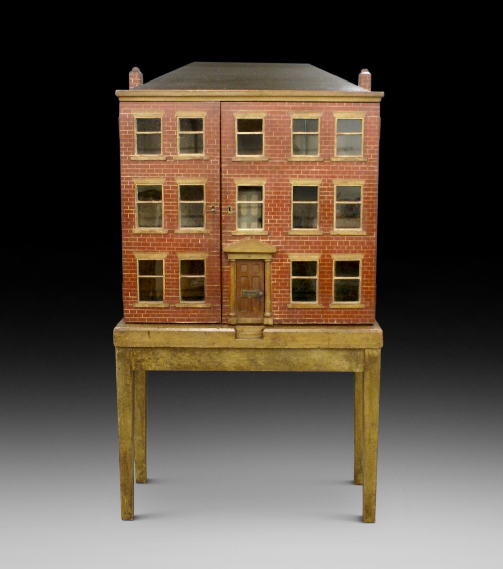 A large 19th century dolls house