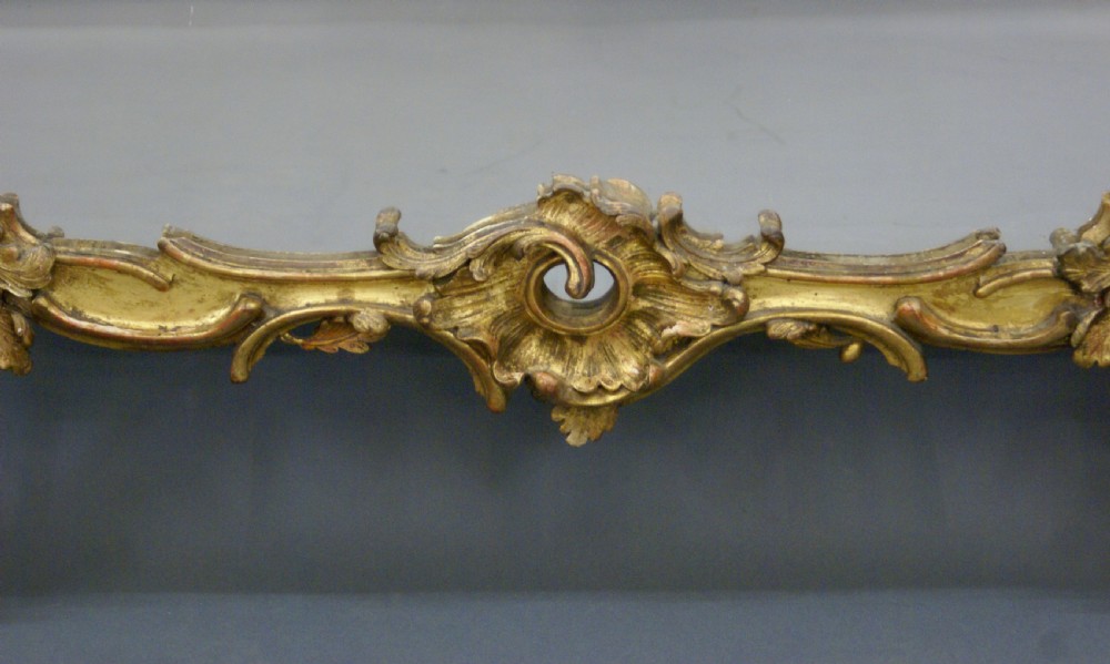 A very large 19thC gilt frame wall mirror View V