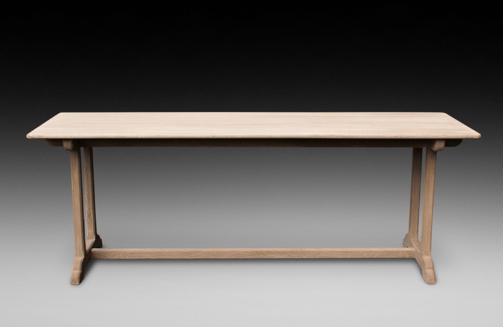 An Arts & Crafts oak refectory table View II