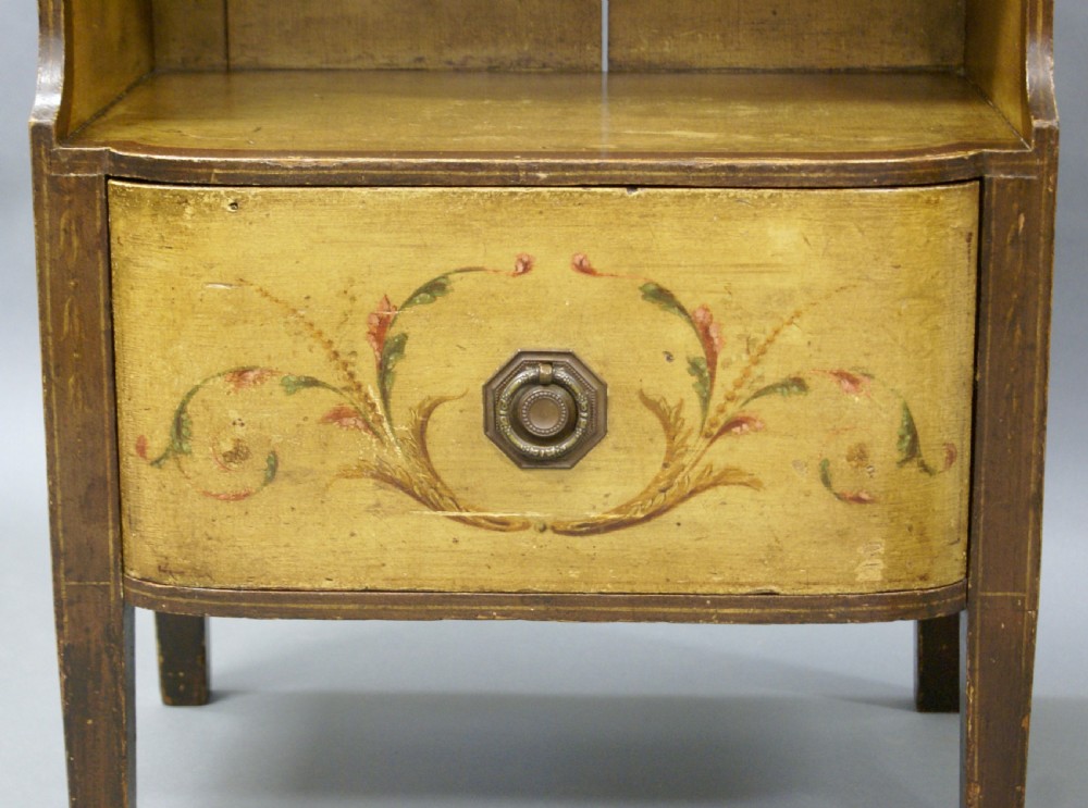 A rare pair of 19thC Scandinavian painted bookcases View III