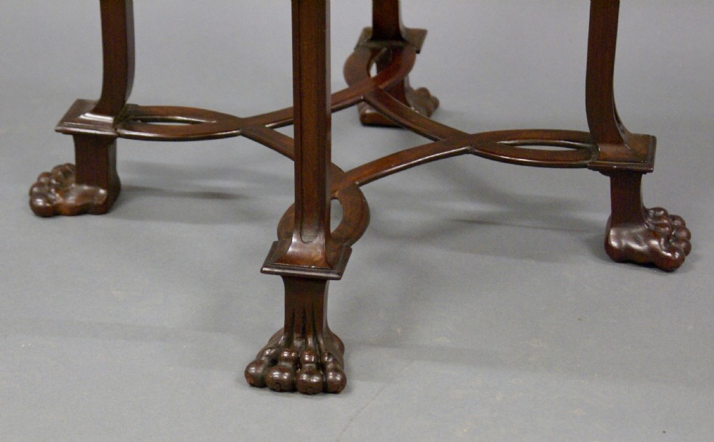 A superb carved mahogany bijouterie table View IV