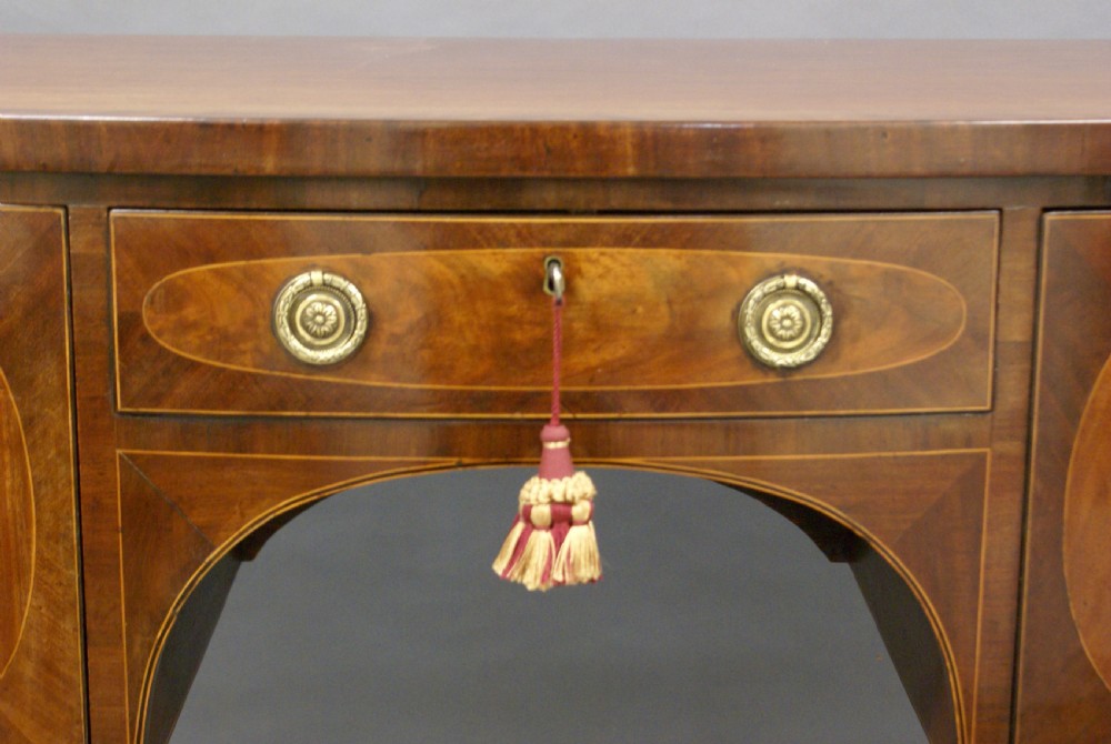 A George III mahogany sideboard View IV
