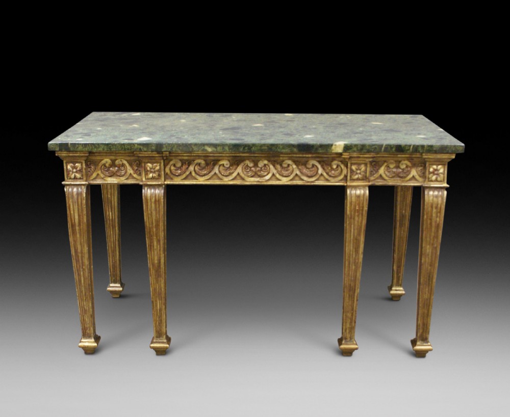 Late 19thC Venetian console table View II