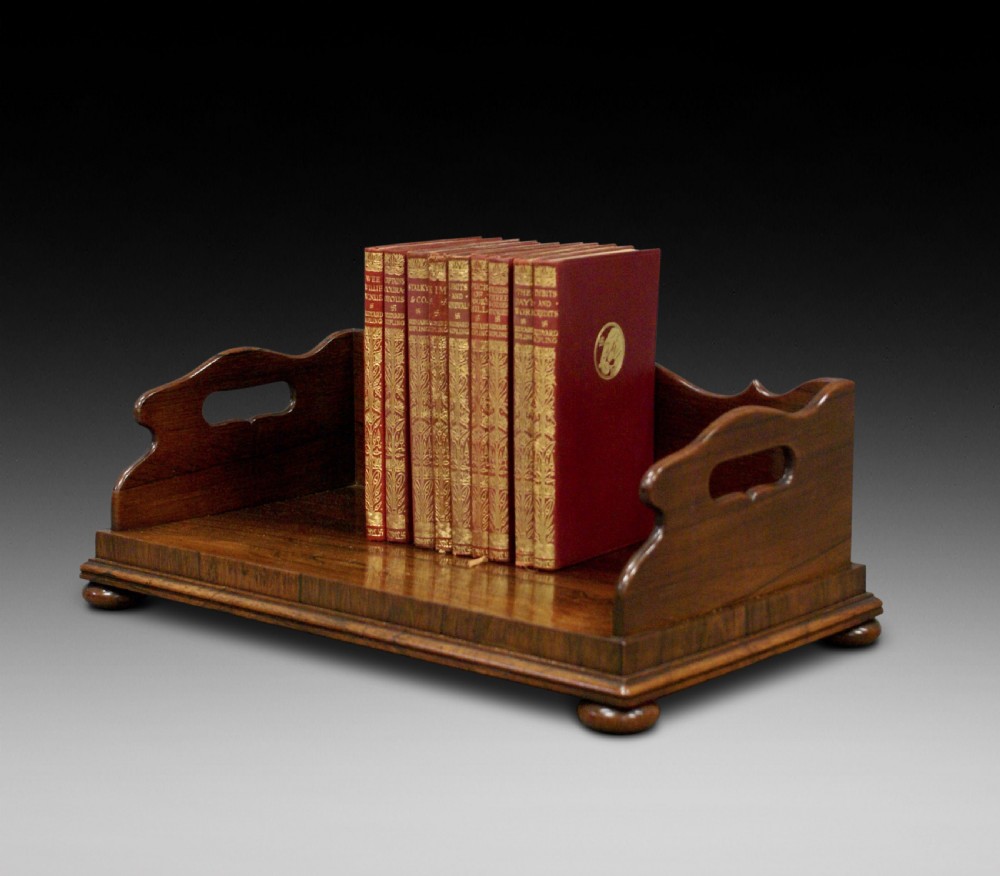 William IV rosewood book carrier
